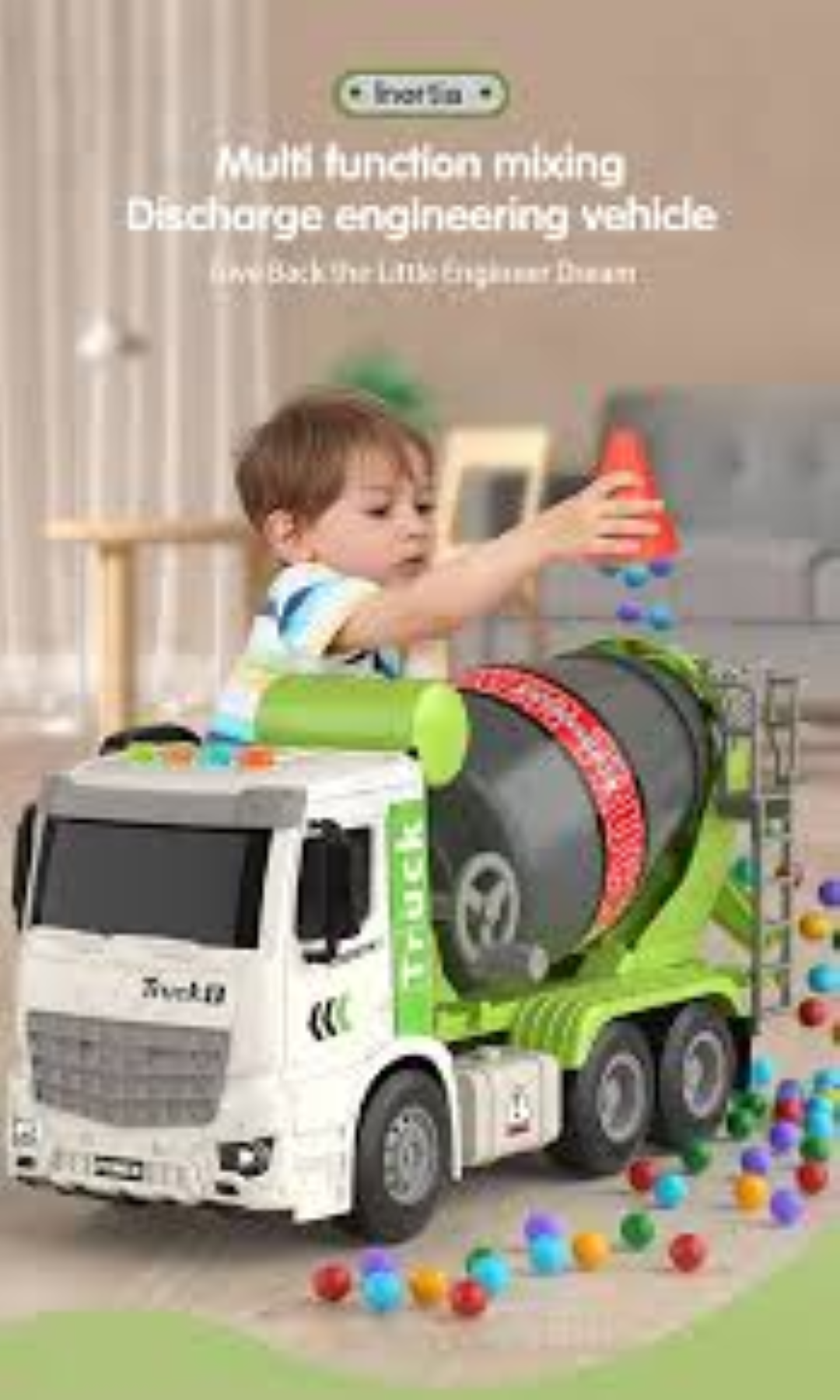 TOY TRUCK MIXED LIGHT 5169-1